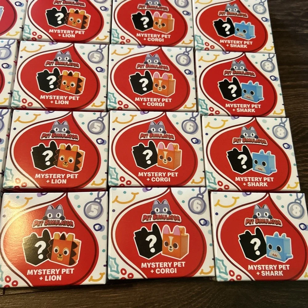 Lot Of 22 McDonald's Happy Meal Pet Simulator Roblox BRAND NEW Mystery + Others